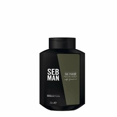 Attīrošs Šampūns Seb Man The Purist (250 ml) цена и информация | Шампуни | 220.lv