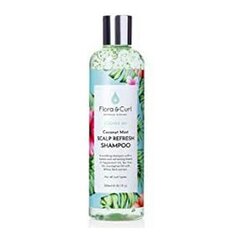 Mitrinošs Šampūns Flora & Curl Soothe Me Piparmētra Kokosrieksts Atsvaidzinošs (300 ml) cena un informācija | Šampūni | 220.lv