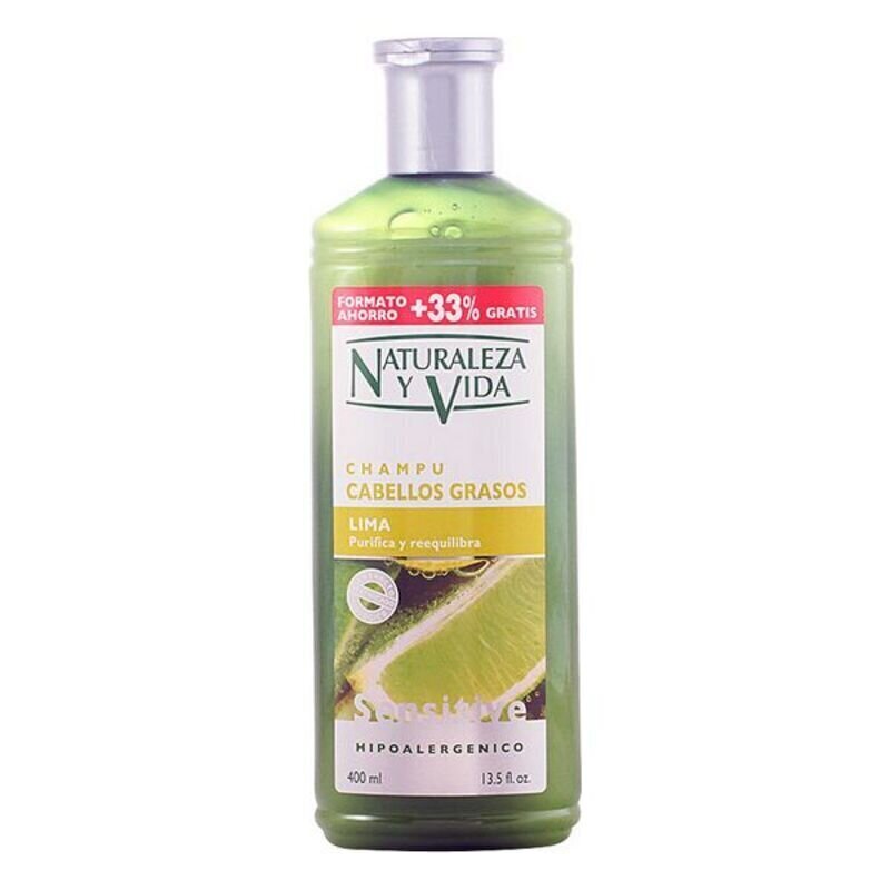 Attīrošs Šampūns Sensitive Naturvital (400 ml) cena un informācija | Šampūni | 220.lv