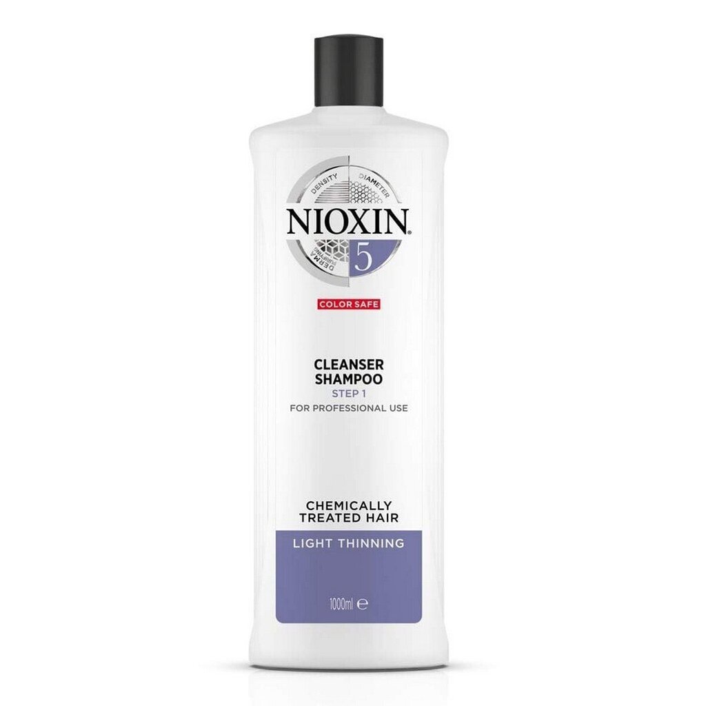 Apjomu Piešķirošs Šampūns Nioxin System 5 (1 L) цена и информация | Šampūni | 220.lv