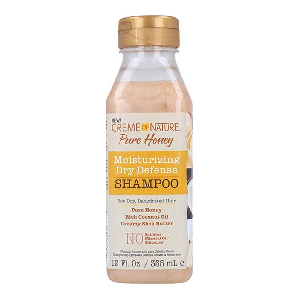 Šampūns Pure Honey Moisturizing Dry Defense Creme Of Nature (355 ml) цена и информация | Šampūni | 220.lv