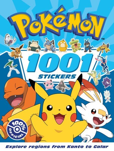 Pokemon: 1001 Stickers cena un informācija | Grāmatas mazuļiem | 220.lv