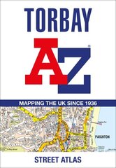 Torbay A-Z Street Atlas 7th Revised edition cena un informācija | Ceļojumu apraksti, ceļveži | 220.lv