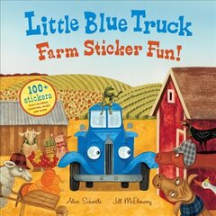 Little Blue Truck Farm Sticker Fun! cena un informācija | Grāmatas mazuļiem | 220.lv