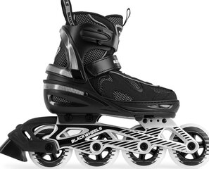 Роликовые коньки Blackwheels Flex Pro, черные, регулируемый размер 35-38 цена и информация | Роликовые коньки | 220.lv