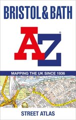 Bristol and Bath A-Z Street Atlas 7th Revised edition цена и информация | Путеводители, путешествия | 220.lv