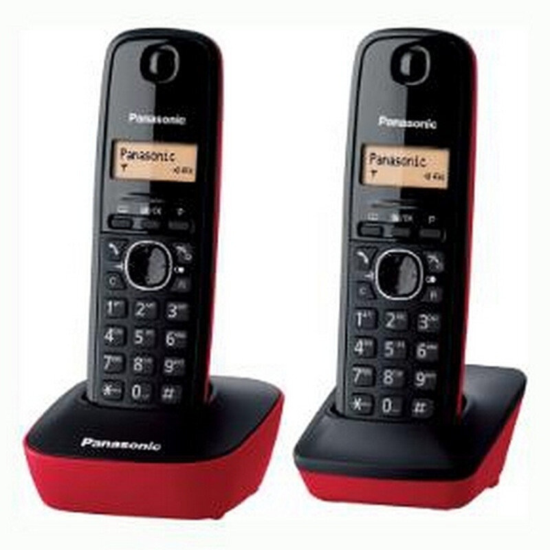 Panasonic KX-TG1612, melns цена и информация | Stacionārie telefoni | 220.lv