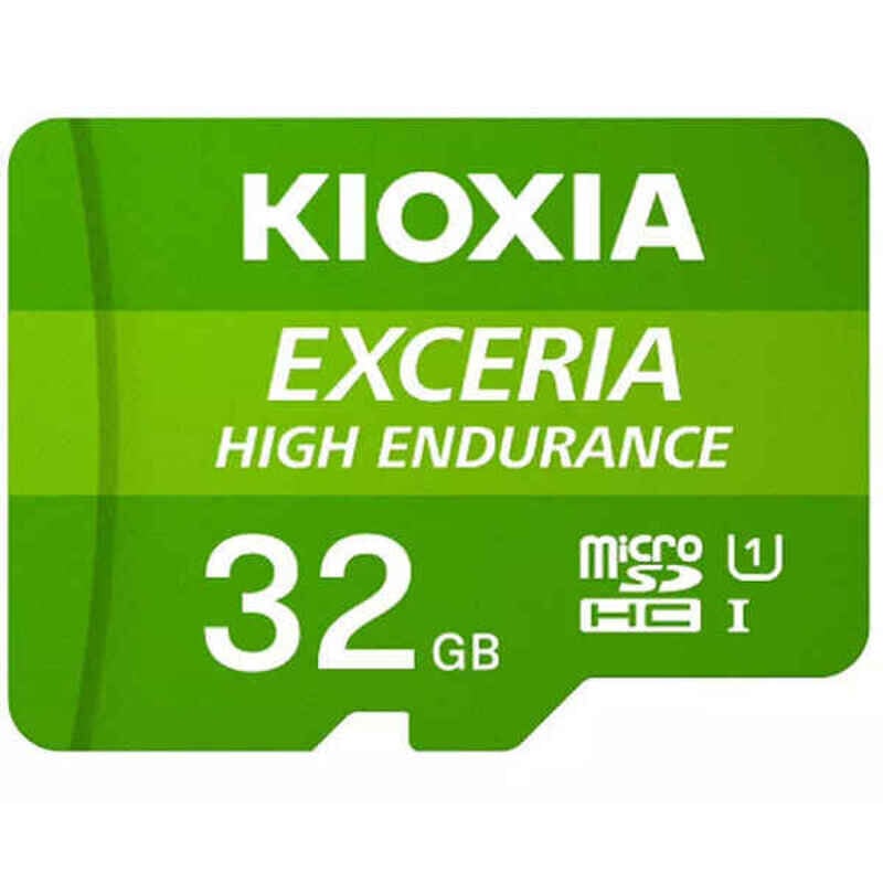 Mikro SD Atmiņas karte ar Adapteri Kioxia Exceria High Endurance Klase Nr. 10 / Klase 10 UHS-I U3 Zaļš цена и информация | Atmiņas kartes fotokamerām | 220.lv