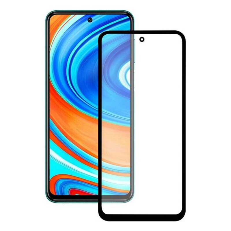 Rūdītā Stikla Ekrāna Protektors Redmi Note 9 Pro/Note 9s KSIX Full Glue 2.5D cena un informācija | Ekrāna aizsargstikli | 220.lv