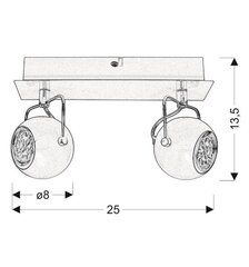 Griestu lampa Candellux cena un informācija | Griestu lampas | 220.lv