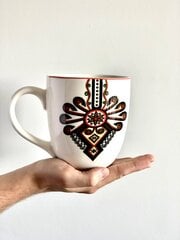 Porcelāna krūze ar kastīti, 900ml цена и информация | Оригинальные кружки | 220.lv