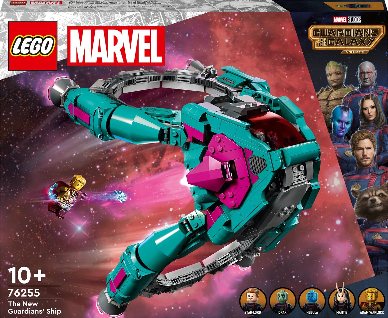 Космический корабль LEGO® Marvel New Guardians 76255 цена | 220.lv