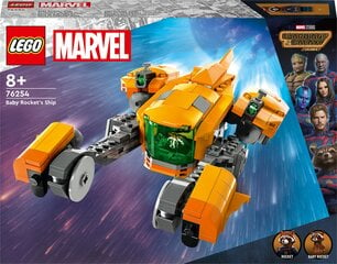 Космический корабль Маленького Rocket LEGO® Marvel 76254 цена и информация | Kонструкторы | 220.lv