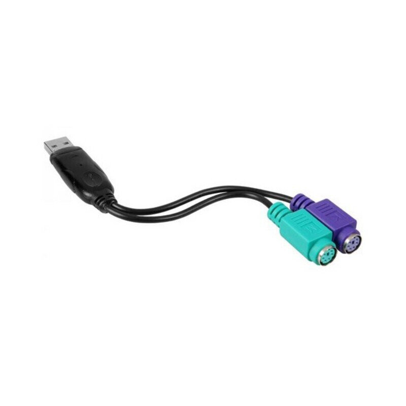 PS/2 uz USB adapteris NANOCABLE 10.03.0101 цена и информация | Adapteri un USB centrmezgli | 220.lv