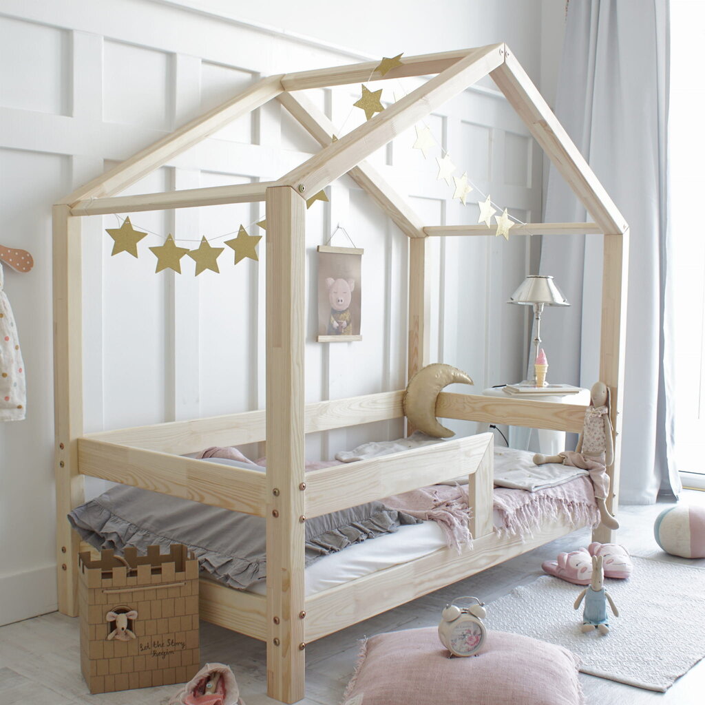 Bērnu gultas māja Ballu 80x160 cena un informācija | Bērnu gultas | 220.lv