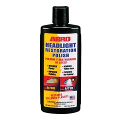 Полировочная паста для фар Headlight Restoration Polish Abro HR237, 237мл цена и информация | Автохимия | 220.lv