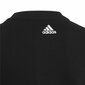 Bērnu Sporta Krekls bez Kapuča Adidas Sweat Logo Melns S6466288 цена и информация | Zēnu jakas, džemperi, žaketes, vestes | 220.lv