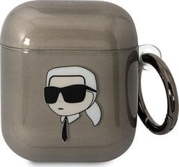 Беспроводные наушники Karl Lagerfeld 3D Logo NFT Choupette TPU Case for Airpods 1|2 White цена и информация | Аксессуары для наушников | 220.lv