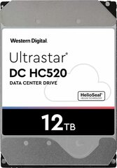 WD Ultrastar DC HC520, 12TB cena un informācija | Iekšējie cietie diski (HDD, SSD, Hybrid) | 220.lv