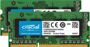 Crucial CT2K8G3S186DM цена и информация | Оперативная память (RAM) | 220.lv