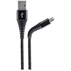 USB to mikro USB kabelis DCU 30401255 Melns 1,5 m cena un informācija | Savienotājkabeļi | 220.lv