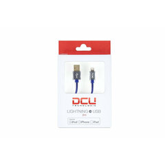 Кабель USB—Lightning DCU 34101250 Тёмно Синий (2 m) цена и информация | Кабели для телефонов | 220.lv