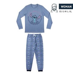 Pajama Stitch Dāma Zils cena un informācija | Naktskrekli, pidžamas | 220.lv
