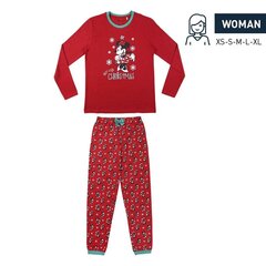 Pajama Mickey Mouse Dāma Sarkans cena un informācija | Naktskrekli, pidžamas | 220.lv