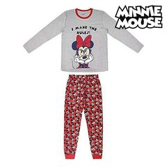Пижама Minnie Mouse Женщина Серый цена и информация | Женские пижамы, ночнушки | 220.lv
