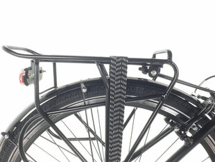 Vīriešu velosipēds Kands Elite Pro, 182-200 cm augumam, alumīnija rāmis, ar amortizatoru, 27 ātrumu Shimano ātruma pārslēdzējs, 28" alumīnija rati, Melns cena un informācija | Velosipēdi | 220.lv