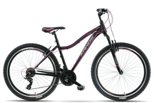 Sieviešu velosipēds MTB Kands Energy 500, 150-167 cm, ar amortizatoru, Melns/rozā cena un informācija | Velosipēdi | 220.lv