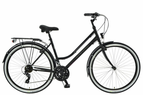 Sieviešu velosipēds Kands Galileo, 167-185 cm, Shimano, Melns cena un informācija | Velosipēdi | 220.lv