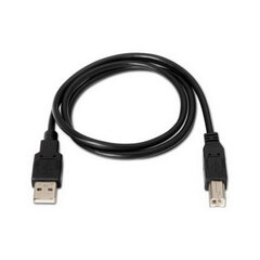 USB 2.0 A uz USB B Kabelis NANOCABLE 10.01.0105-BK Melns (4,5 m) cena un informācija | Savienotājkabeļi | 220.lv