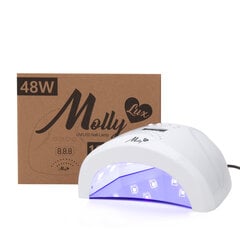 Лампа для ногтей Dual LED UV 48w гибридная MollyLux цена и информация | Аппараты для маникюра и педикюра | 220.lv