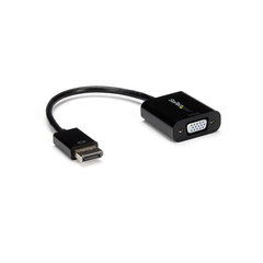 Адаптер для DisplayPort на VGA Startech DP2VGA3X5            Чёрный цена и информация | Адаптеры и USB разветвители | 220.lv