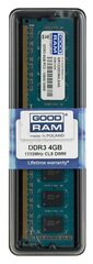 Goodram 4GB DDR3 atmiņas modulis 1333 MHz cena un informācija | Operatīvā atmiņa (RAM) | 220.lv