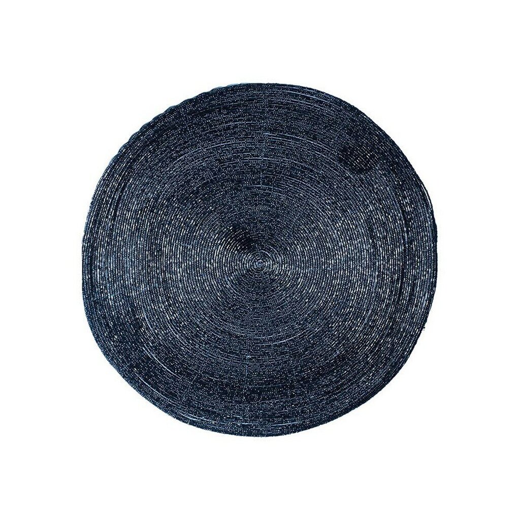 Galda paliktnis Secret de Gourmet Perly Blue Individuāls Apaļš Zils Akrīls (Ø 35 cm) cena un informācija | Galdauti, salvetes | 220.lv