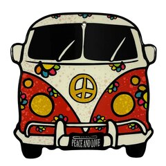 Galda paliktnis Versa Peace and Love Treileris Keramika (20 x 20 cm) цена и информация | Скатерти, салфетки | 220.lv