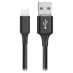 USB to mikro USB kabelis Goms Melns 2 m cena un informācija | Savienotājkabeļi | 220.lv
