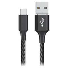 USB to mikro USB kabelis Goms Melns 1 m cena un informācija | Savienotājkabeļi | 220.lv