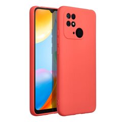 Vāciņš SILICONE - XIAOMI Redmi 10C, persiku krāsas cena un informācija | Telefonu vāciņi, maciņi | 220.lv