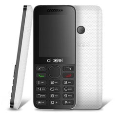 Alcatel 2038X 128 MB 64 MB Pure White цена и информация | Мобильные телефоны | 220.lv