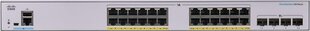 Сетевой коммутатор Cisco CBS350-24P-4X-EU Управляемый L2/L3 Gigabit Ethernet (10/100/1000), серебристый цена и информация | Коммутаторы (Switch) | 220.lv