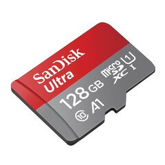 Карта памяти микро SD SanDisk SDSQUA4 128 Гб цена и информация | Карты памяти для фотоаппаратов | 220.lv