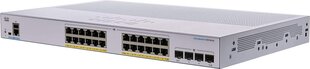 Cisco CBS350-24P-4G-EU tīkla slēdzis Pārvaldīts L2/L3 Gigabit Ethernet (10/100/1000) Sudrabs cena un informācija | Komutatori (Switch) | 220.lv