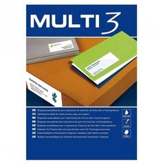Līmes etiķetes MULTI, 3 105 x 29 mm 500 Loksnes, A4 cena un informācija | Burtnīcas un papīra preces | 220.lv
