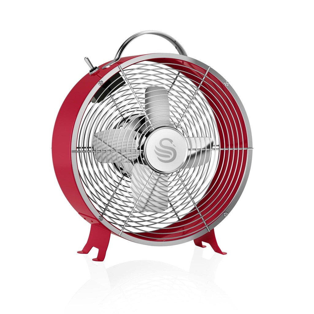 Galda Ventilators Swan RETRO SFA12630RN Sarkans цена и информация | Ventilatori | 220.lv