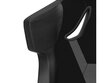 Spēļu krēsls Polsterēts sēdeklis, melns цена и информация | Biroja krēsli | 220.lv