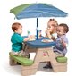 Step2 Piknika galds ar lietussargu bērniem cena un informācija | Bērnu krēsliņi un bērnu galdiņi | 220.lv