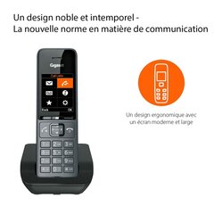 Fiksētais Telefons Gigaset Comfort 520 (Atjaunots A) cena un informācija | Stacionārie telefoni | 220.lv